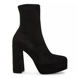 Madden girl Orchid Black Women's Block Heel Dress Boots